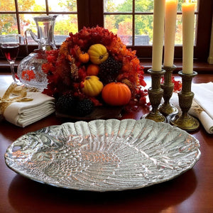 Arthur Court Game Birds Turkey Oval Platter