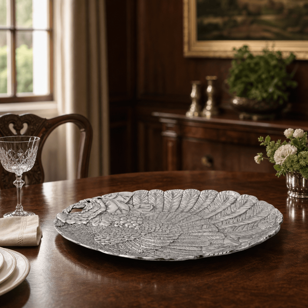 Arthur Court Turkey Oval Platter