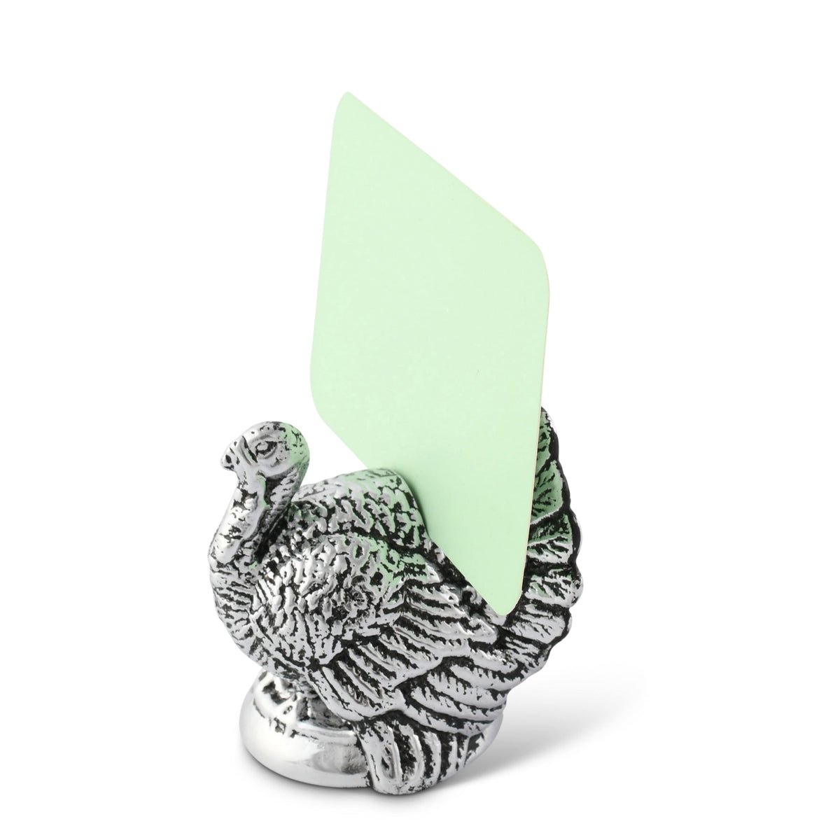 Arthur Court Game Birds Turkey Placecard Holder