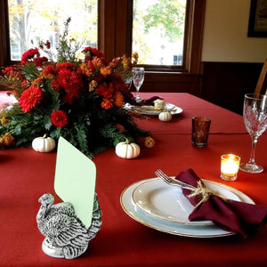 Arthur Court Game Birds Turkey Placecard Holder (Set of 4)