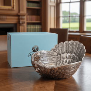Arthur Court Game Birds Turkey Salad Serving Bowl