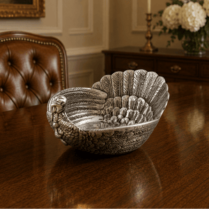 Arthur Court Game Birds Turkey Salad Serving Bowl