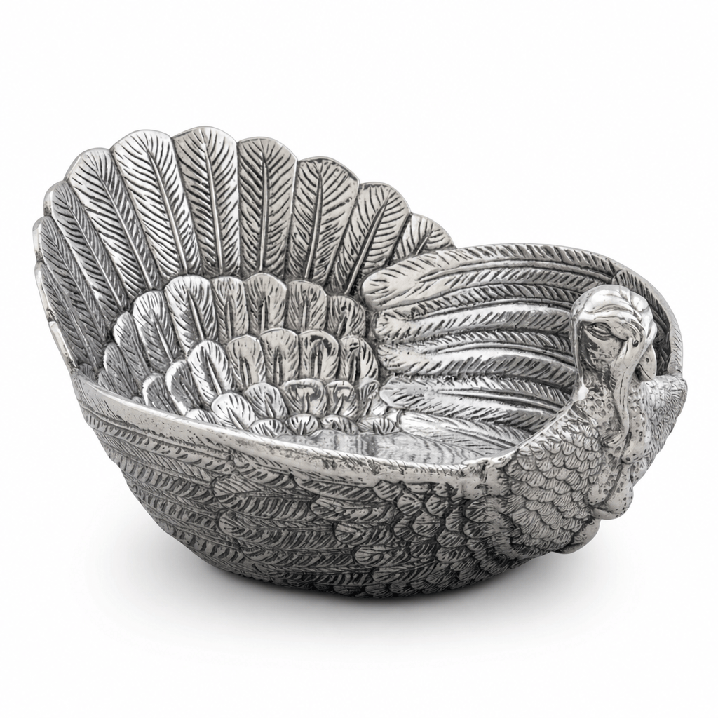 Arthur Court Game Birds Turkey Salad Serving Bowl