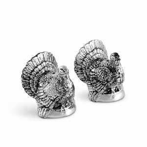 Arthur Court Game Birds Turkey Salt and Pepper Shaker