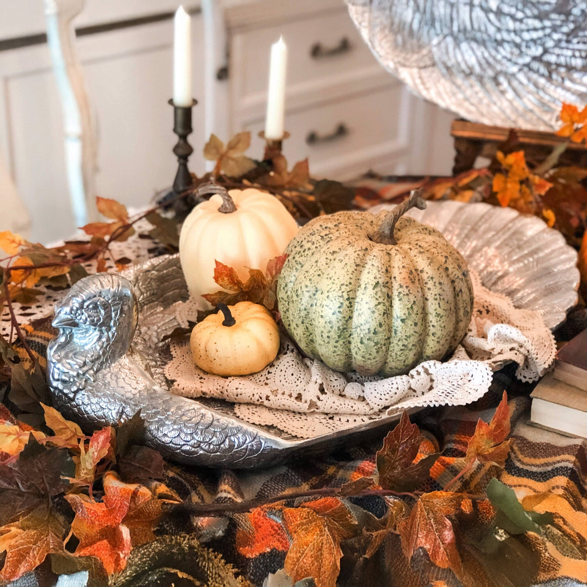 Arthur Court Game Birds Turkey Tray Large