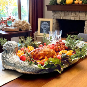 Arthur Court Game Birds Turkey Tray Large