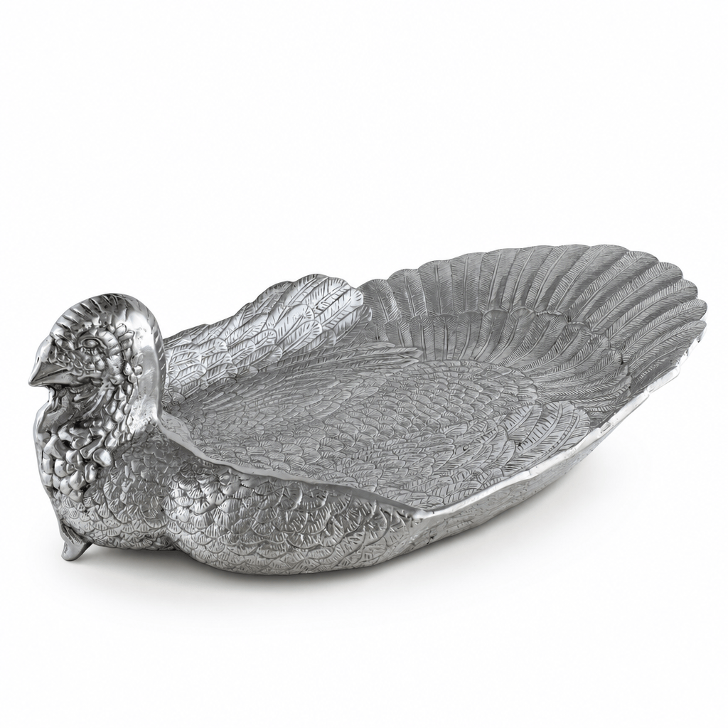 Arthur Court Game Birds Turkey Tray Large