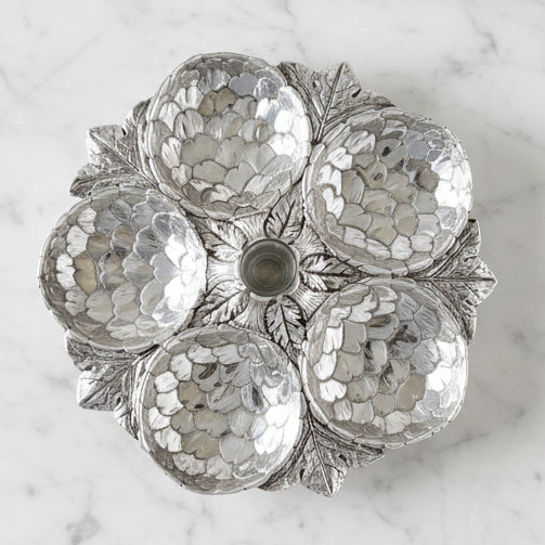Arthur Court Grape Artichoke 5 Section Snack Tray