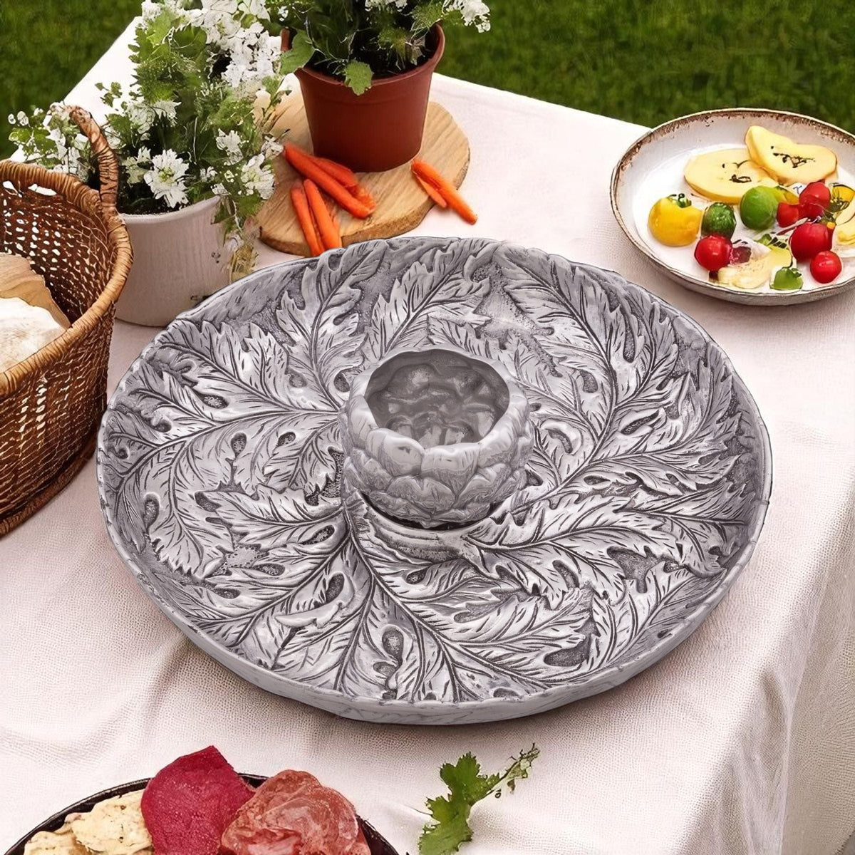 Arthur Court Grape Artichoke Chip and Dip