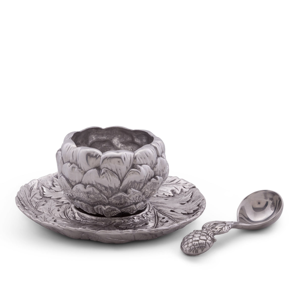 Arthur Court Grape Artichoke Condiment Set 3 piece