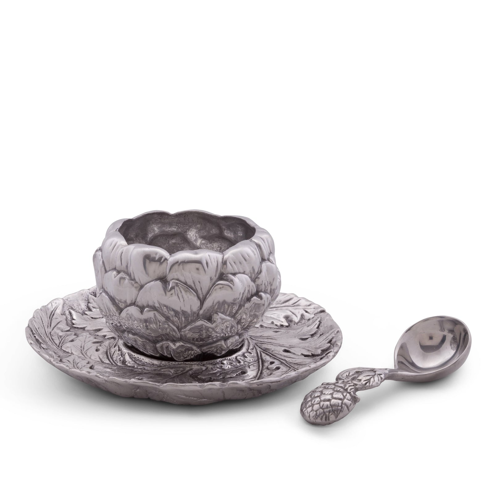 Arthur Court Grape Artichoke Condiment Set 3 piece