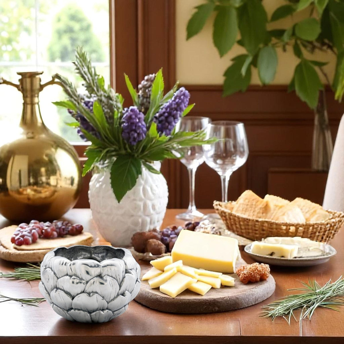 Arthur Court Grape Artichoke Dip Bowl