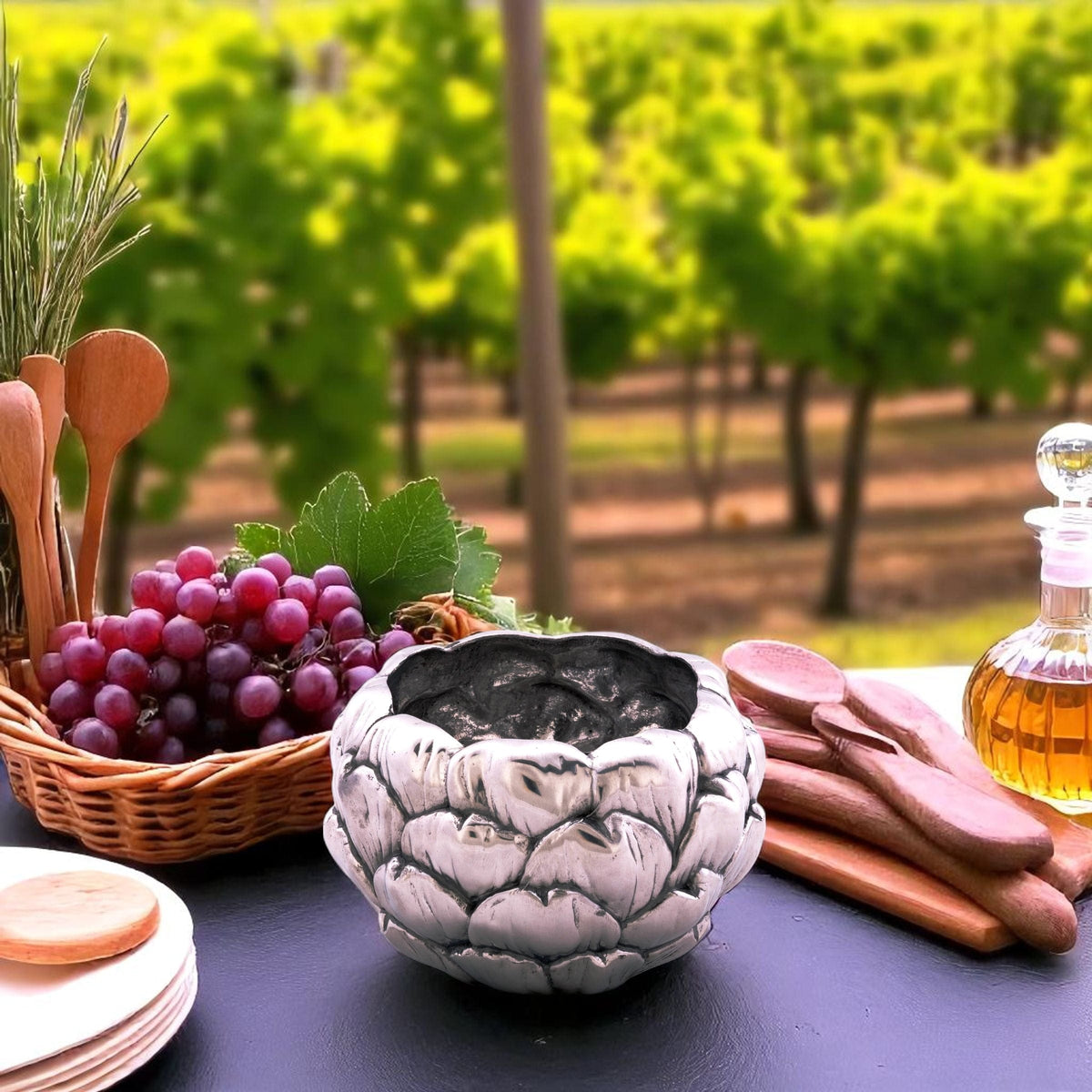 Arthur Court Grape Artichoke Dip Bowl