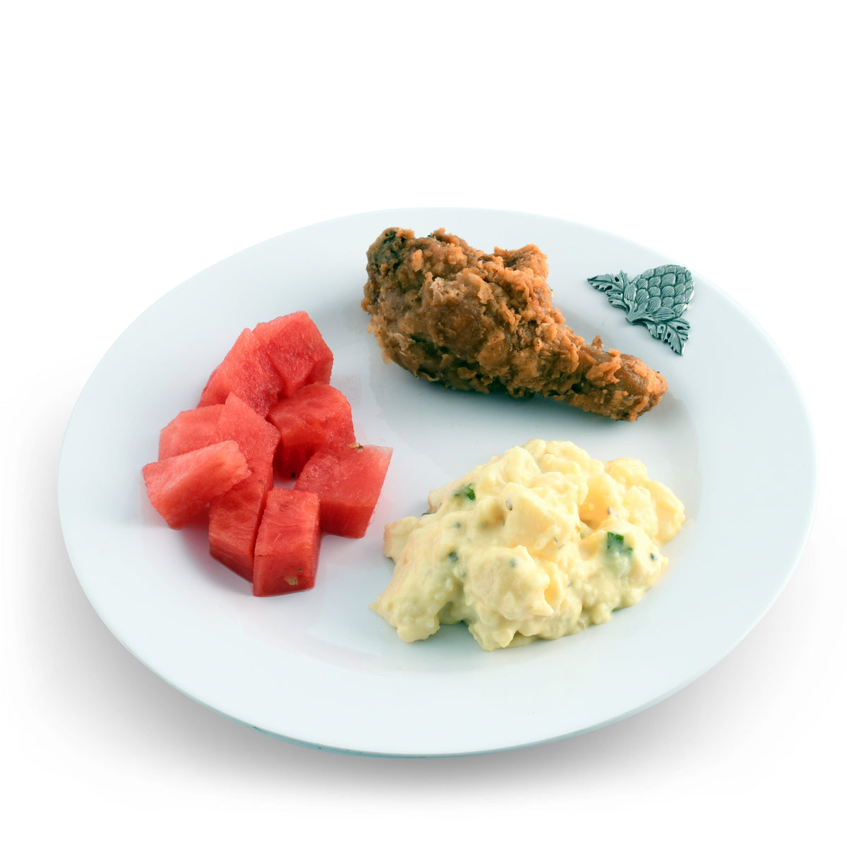 Arthur Court Grape Artichoke Melamine Lunch Plates - Set of 4