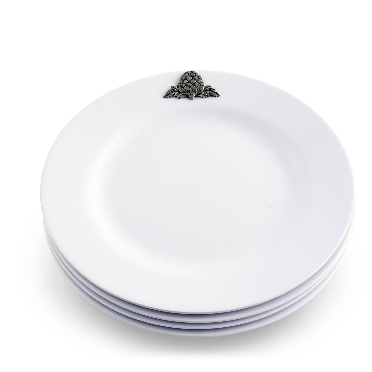 Arthur Court Grape Artichoke Melamine Lunch Plates - Set of 4