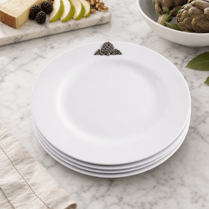 Arthur Court Grape Artichoke Melamine Lunch Plates - Set of 4