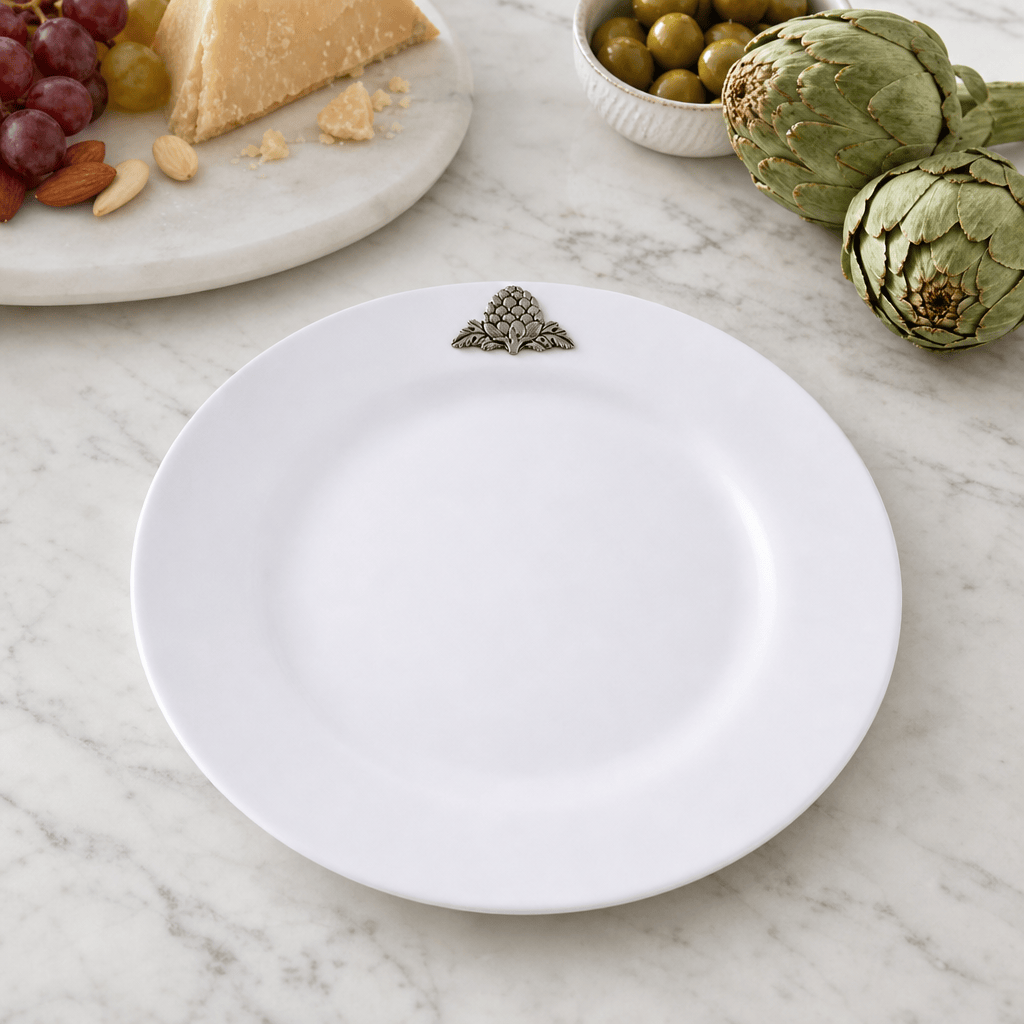 Arthur Court Grape Artichoke Melamine Lunch Plates - Set of 4