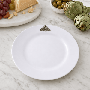 Arthur Court Grape Artichoke Melamine Lunch Plates - Set of 4