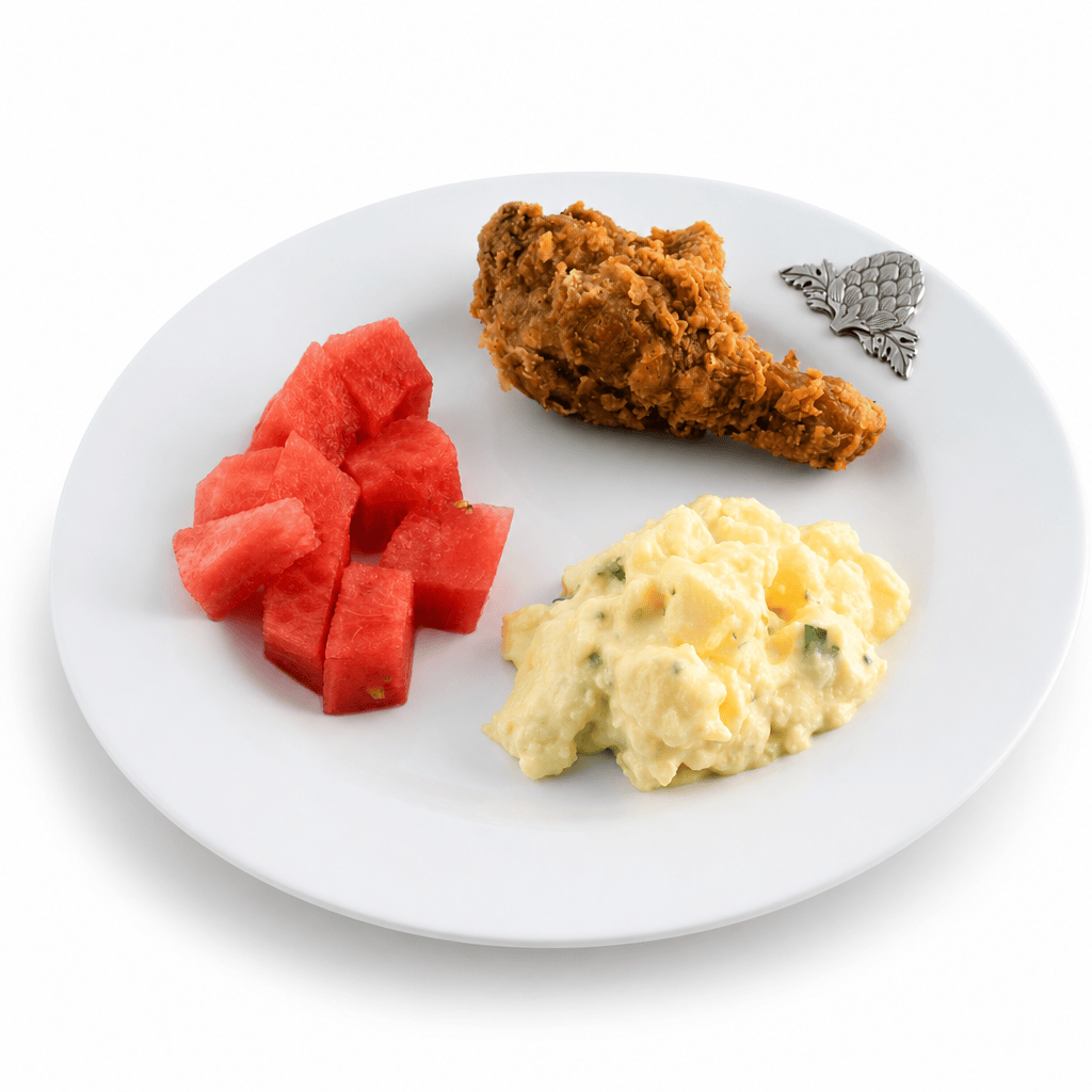 Arthur Court Grape Artichoke Melamine Lunch Plates - Set of 4