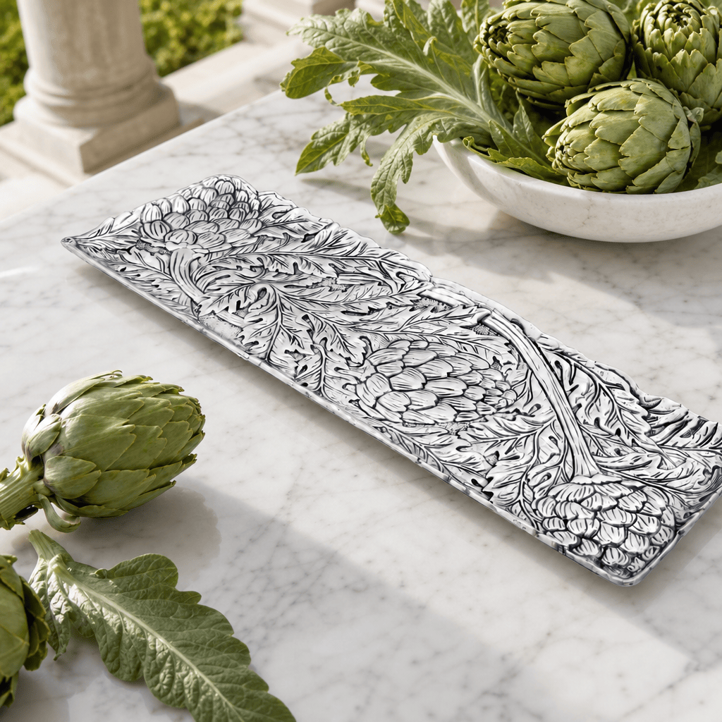 Arthur Court Grape Artichoke Oblong Tray
