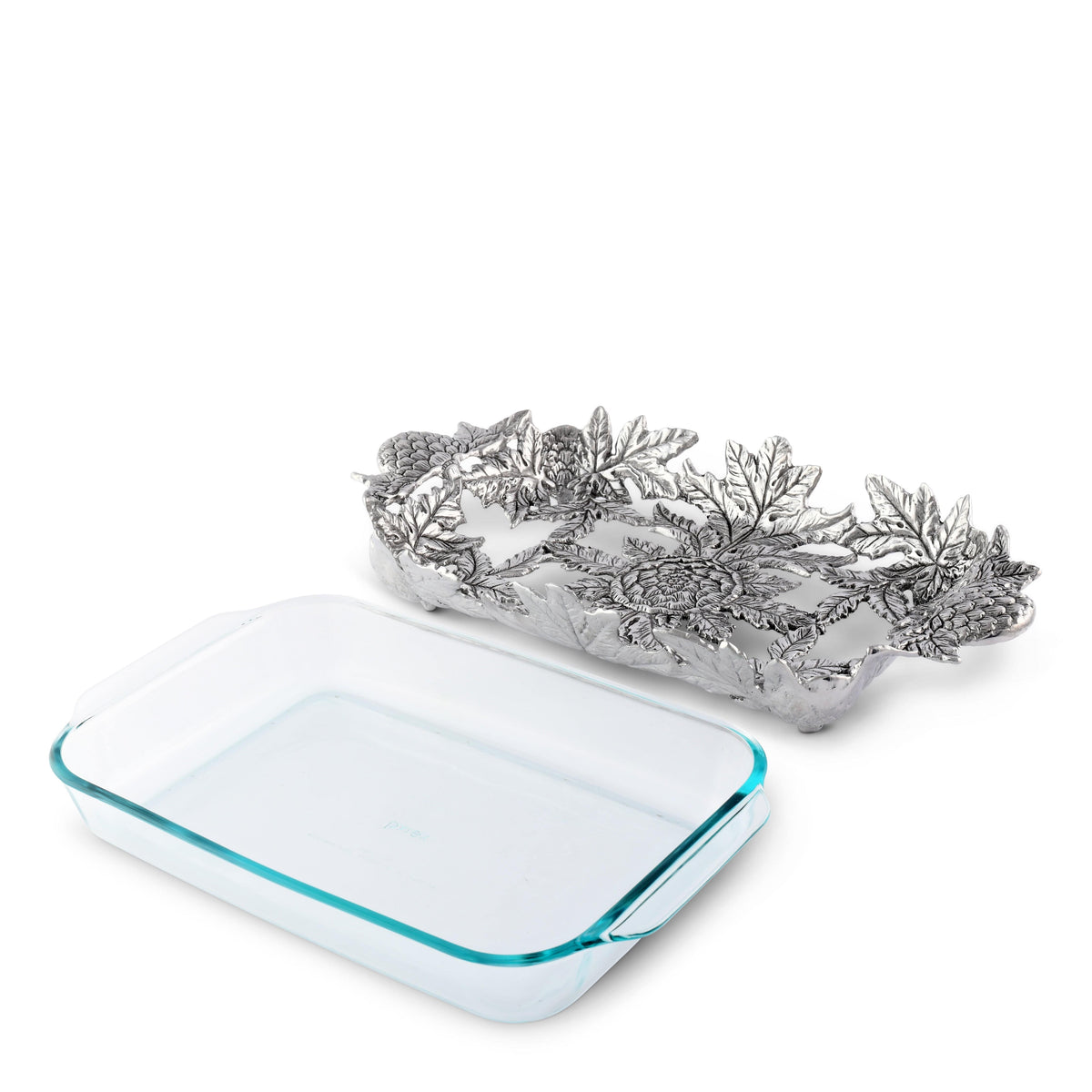 Arthur Court Grape Artichoke Pyrex Holder 3qt