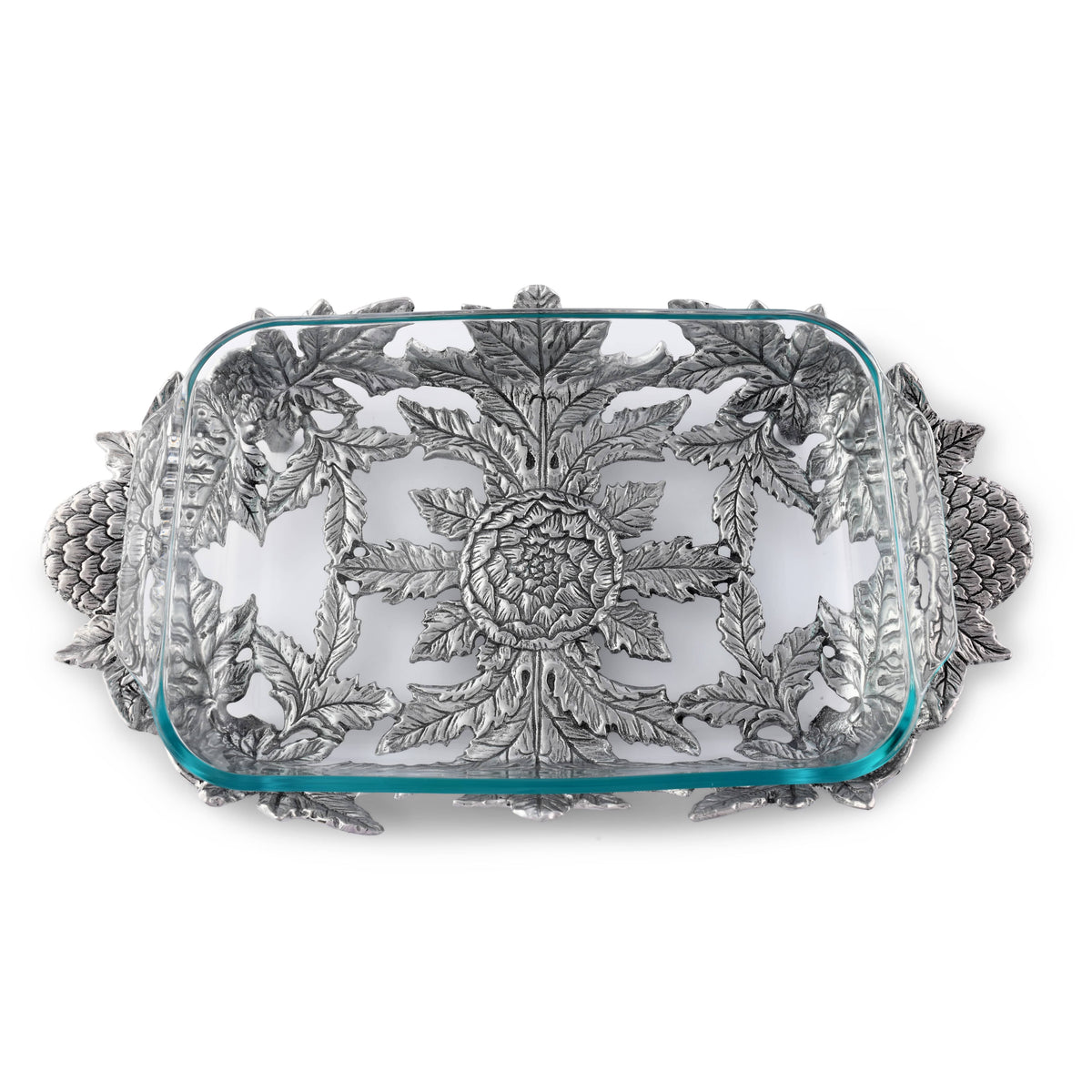 Arthur Court Grape Artichoke Pyrex Holder 3qt