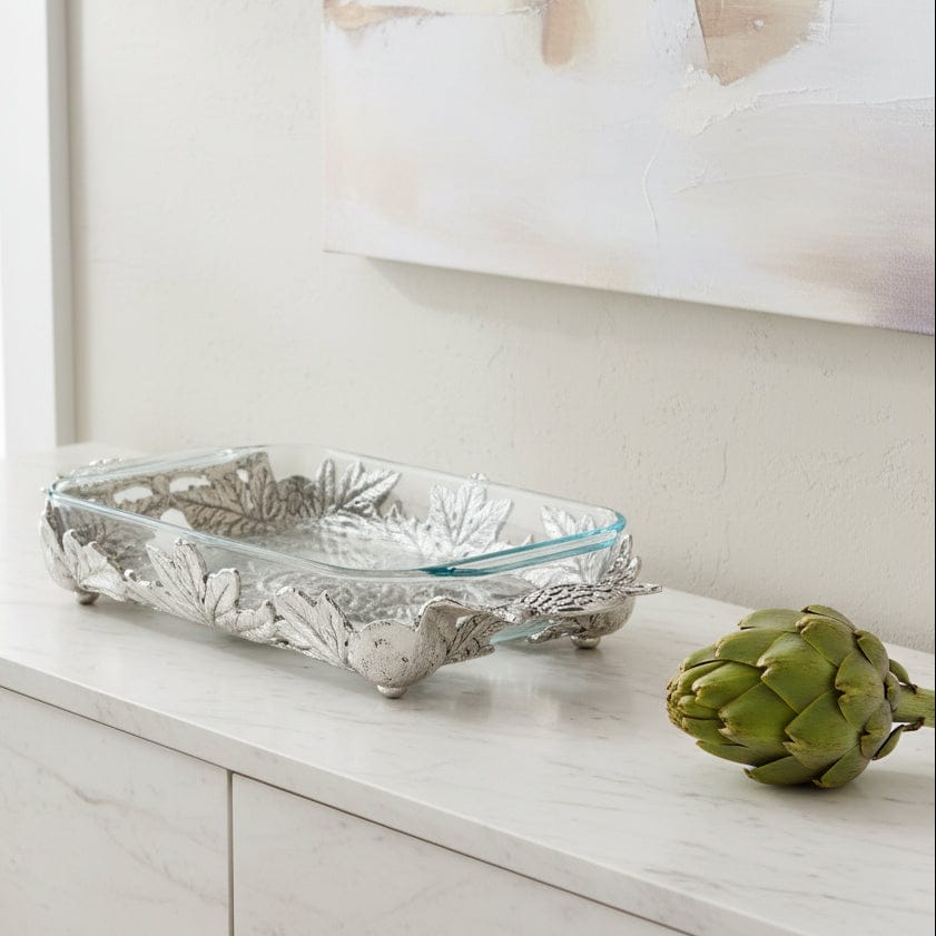 Arthur Court Grape Artichoke Pyrex Holder 3qt