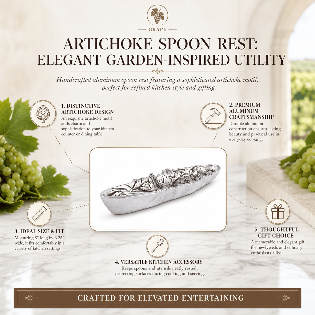 Arthur Court Grape Artichoke Spoon Rest