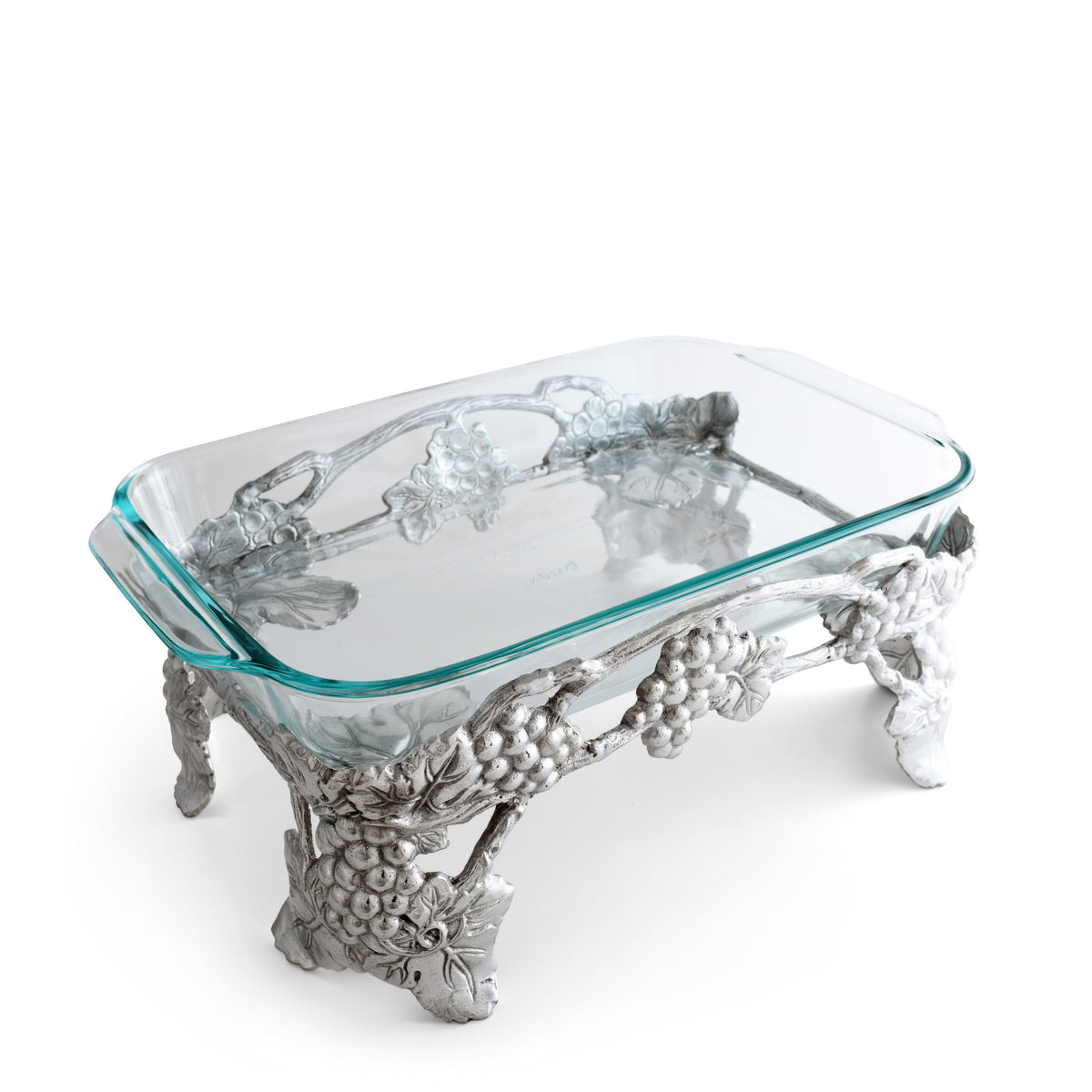Arthur Court Grape Elevated Grape Pyrex Holder 3qt