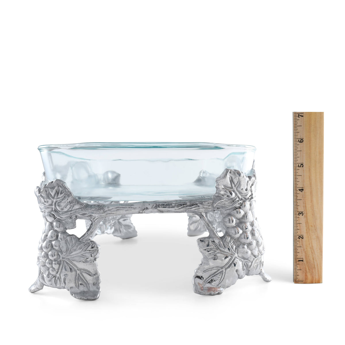 Arthur Court Grape Elevated Grape Pyrex Holder 3qt