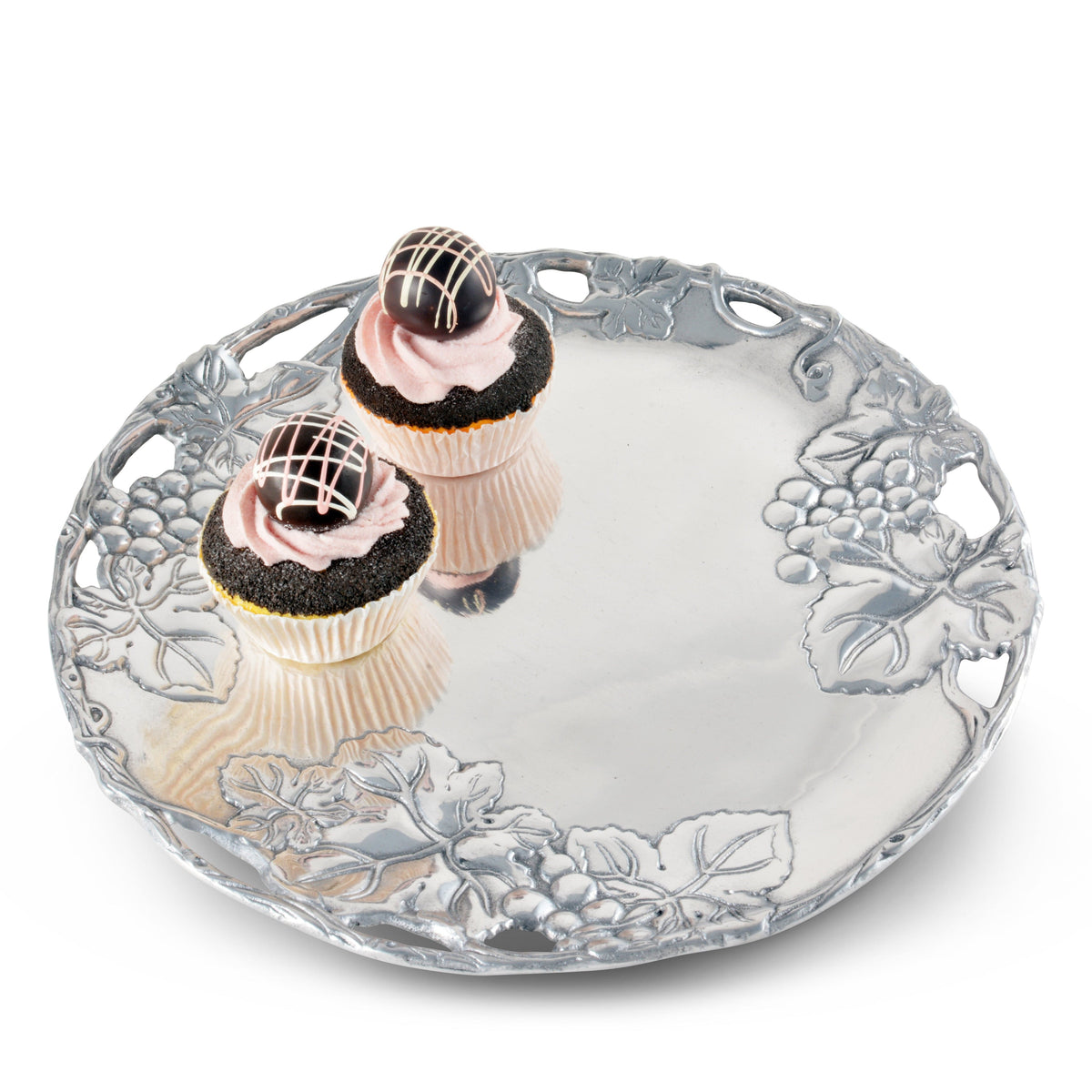 Arthur Court Grape Grape 12 Round Plate