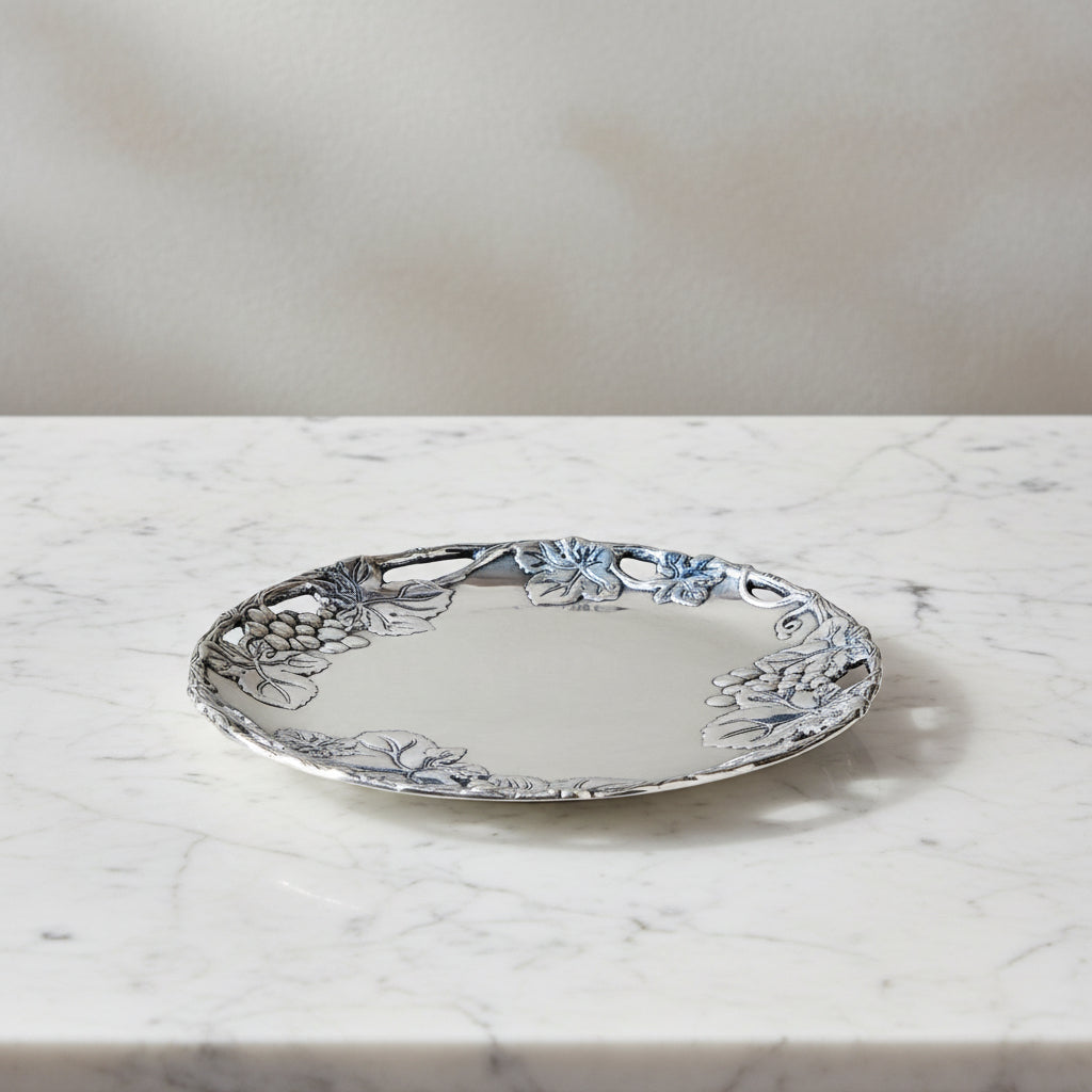 Arthur Court Grape Grape 12 Round Plate