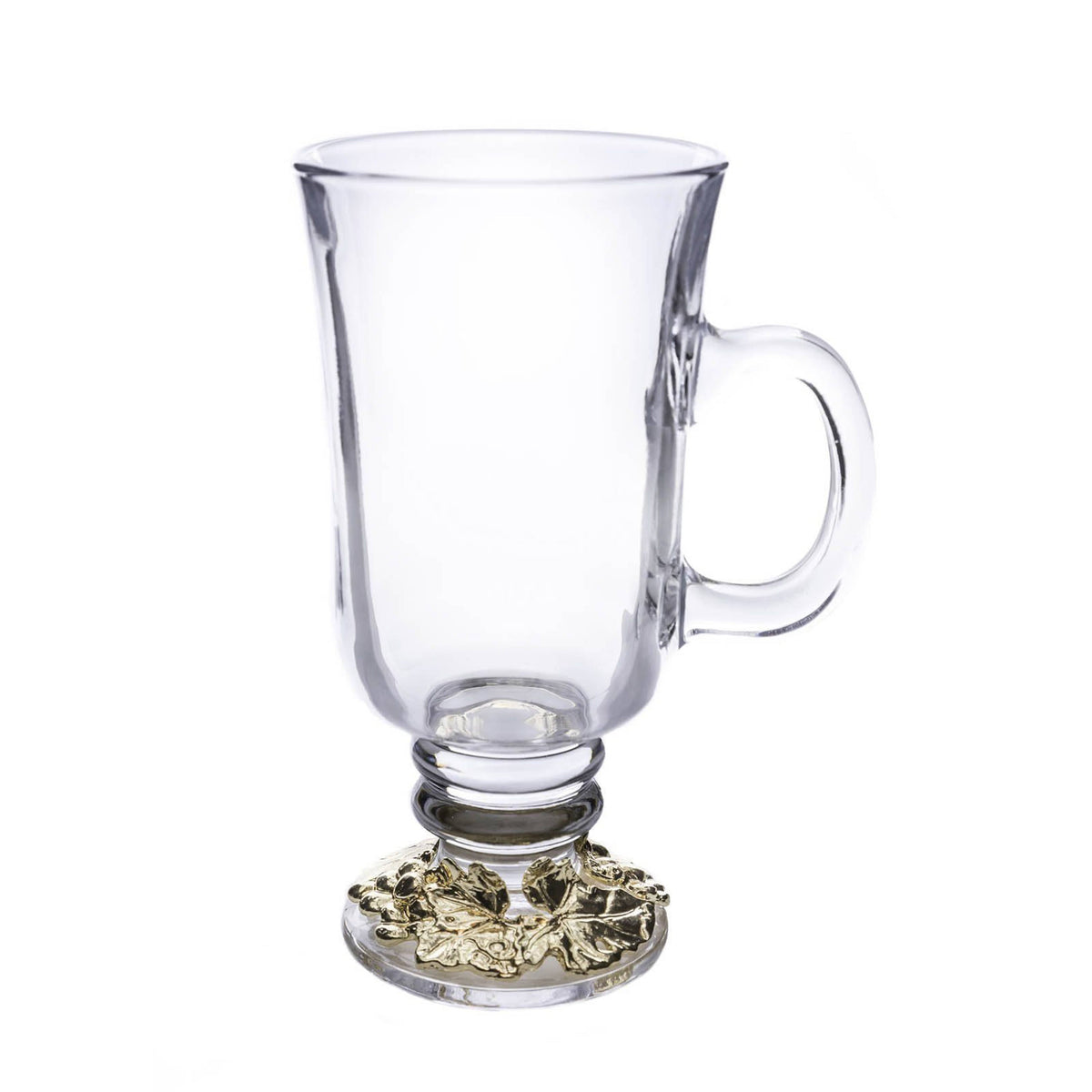 Arthur Court Grape Grape 24k Gold Plated Glass Mugs