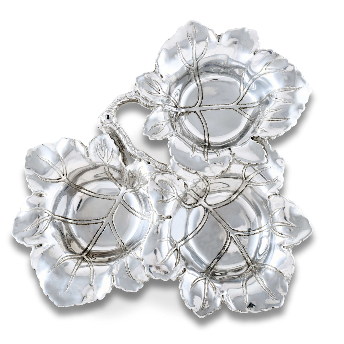 Arthur Court Grape Grape 3-Bowl Bowl