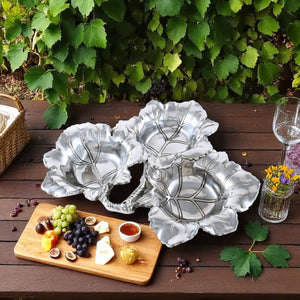 Arthur Court Grape Grape 3-Bowl Bowl