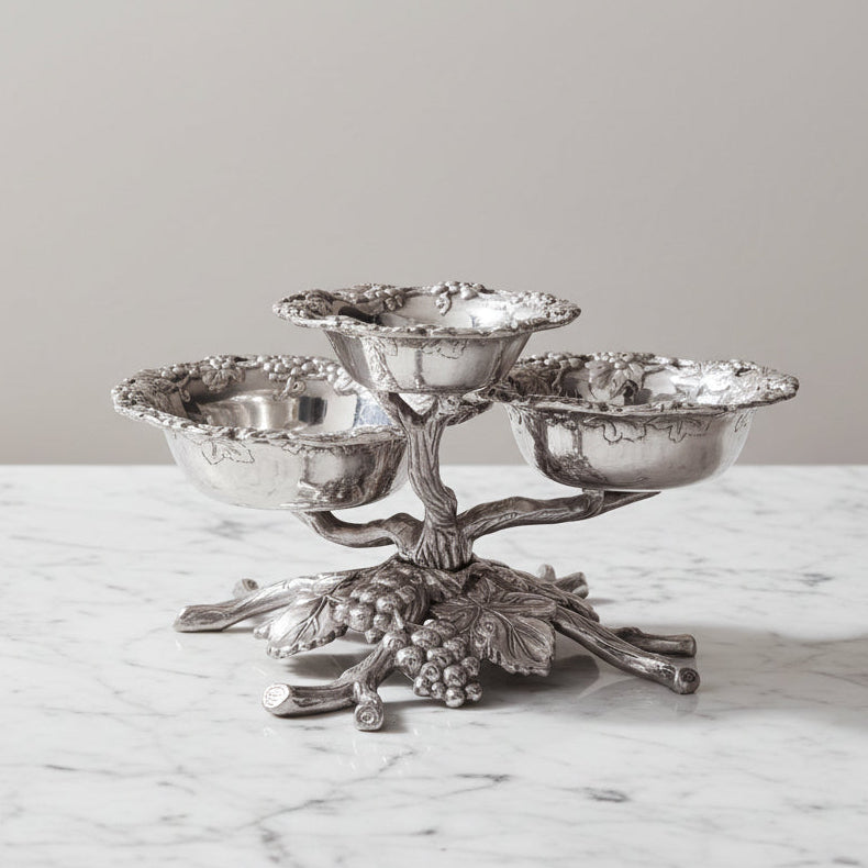 Arthur Court Grape Grape 3-Tiered Bowl