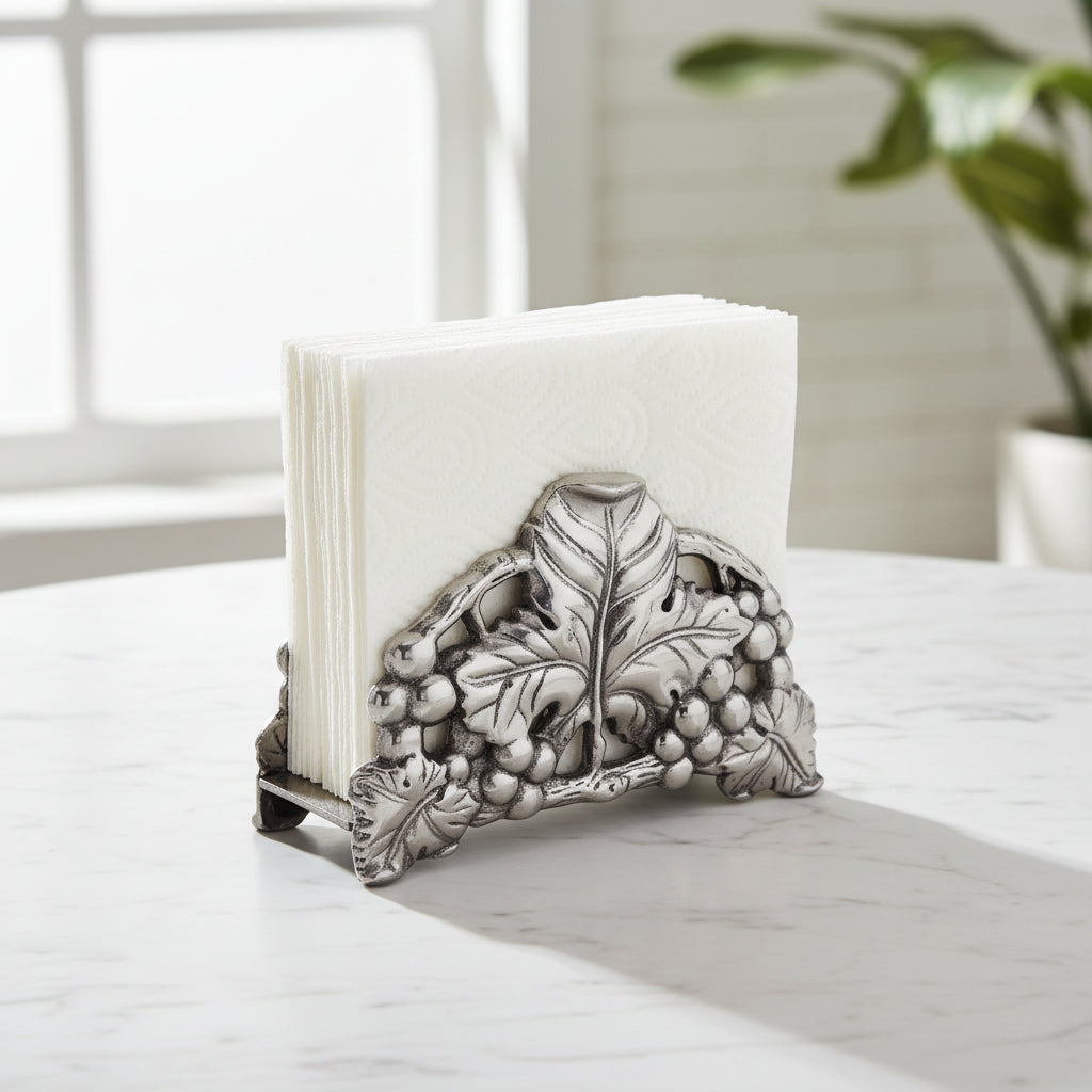 Arthur Court Grape Grape 6 Napkin Holder