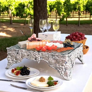 Arthur Court Grape Grape Cake Pedestal Sheet