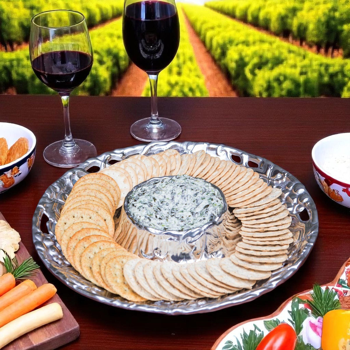 Arthur Court Grape Grape Chip and Dip