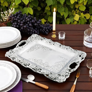 Arthur Court Grape Grape Clutch Tray