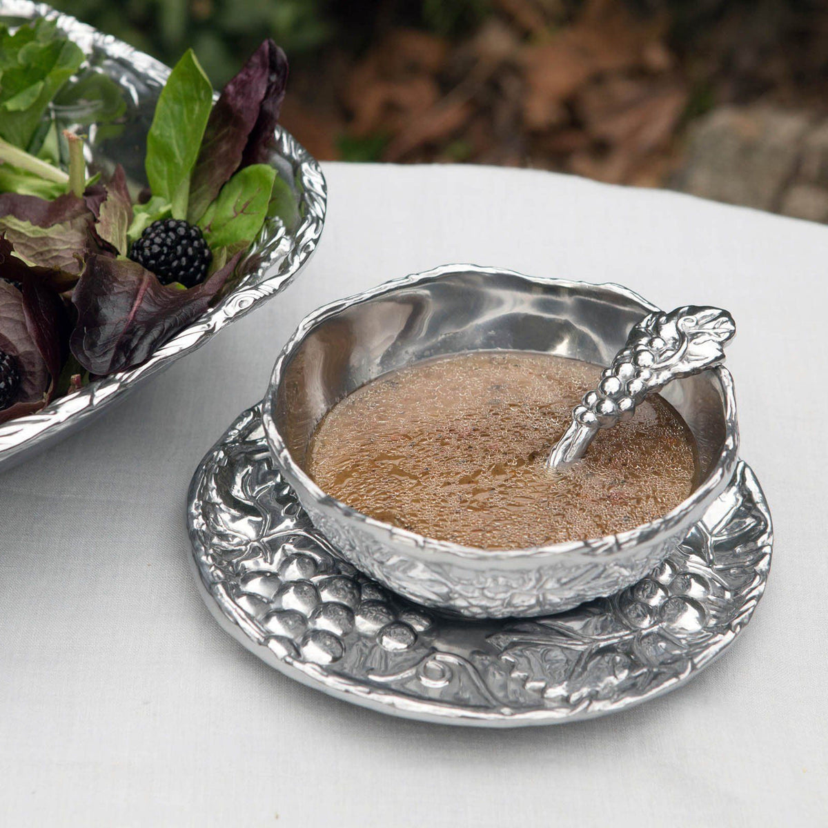 Arthur Court Grape Grape Condiment Server