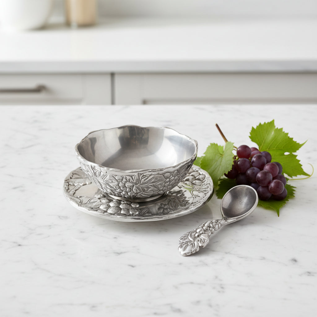 Arthur Court Grape Grape Condiment Server