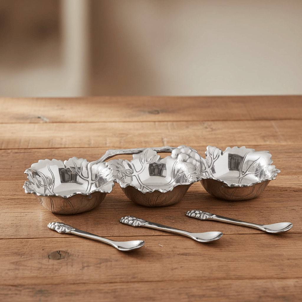 Arthur Court Grape Grape Condiment Server