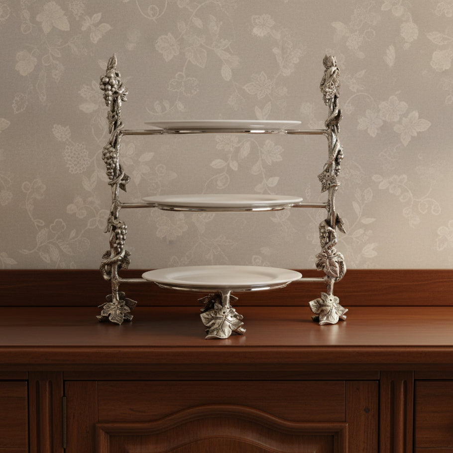 Arthur Court Grape Grape Dinner Plate Caddy