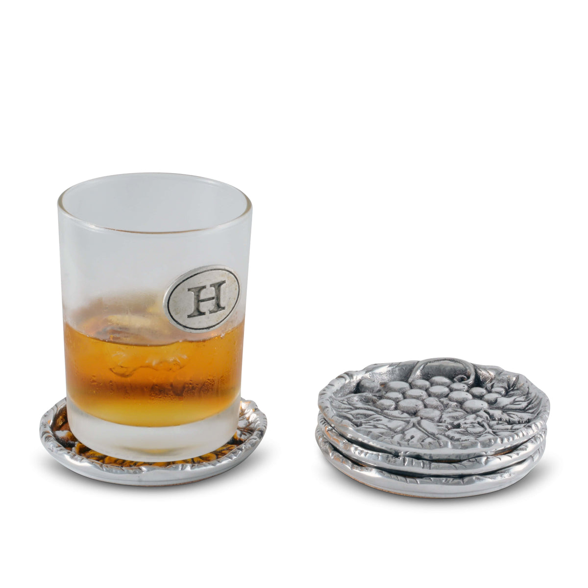 Arthur Court Grape Grape Drink Coaster Set of 4