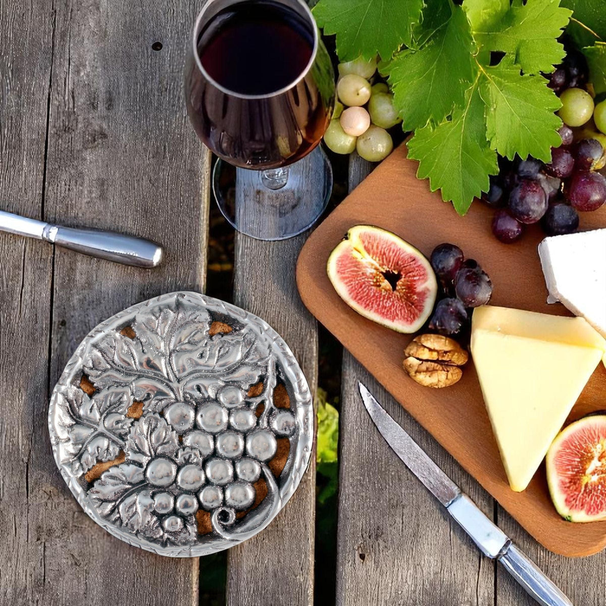 Arthur Court Grape Grape Drink Coaster Set of 4