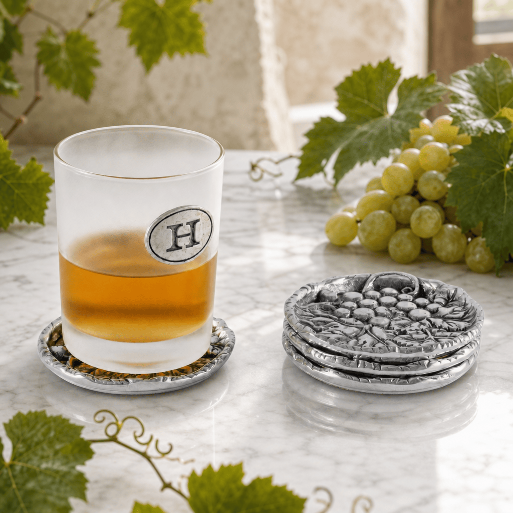 Arthur Court Grape Grape Drink Coaster Set of 4