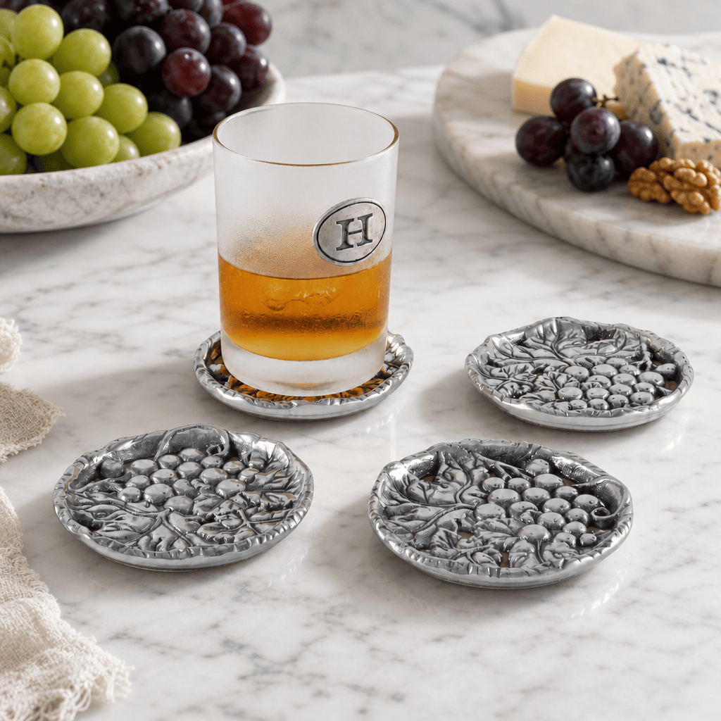 Arthur Court Grape Grape Drink Coaster Set of 4