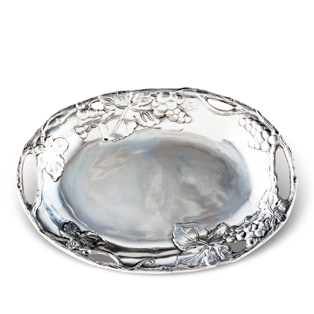 Arthur Court Grape Grape Footed Side Dish