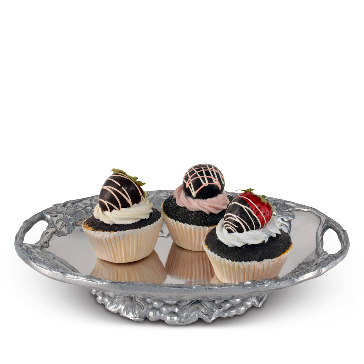 Arthur Court Grape Grape Footed Side Dish